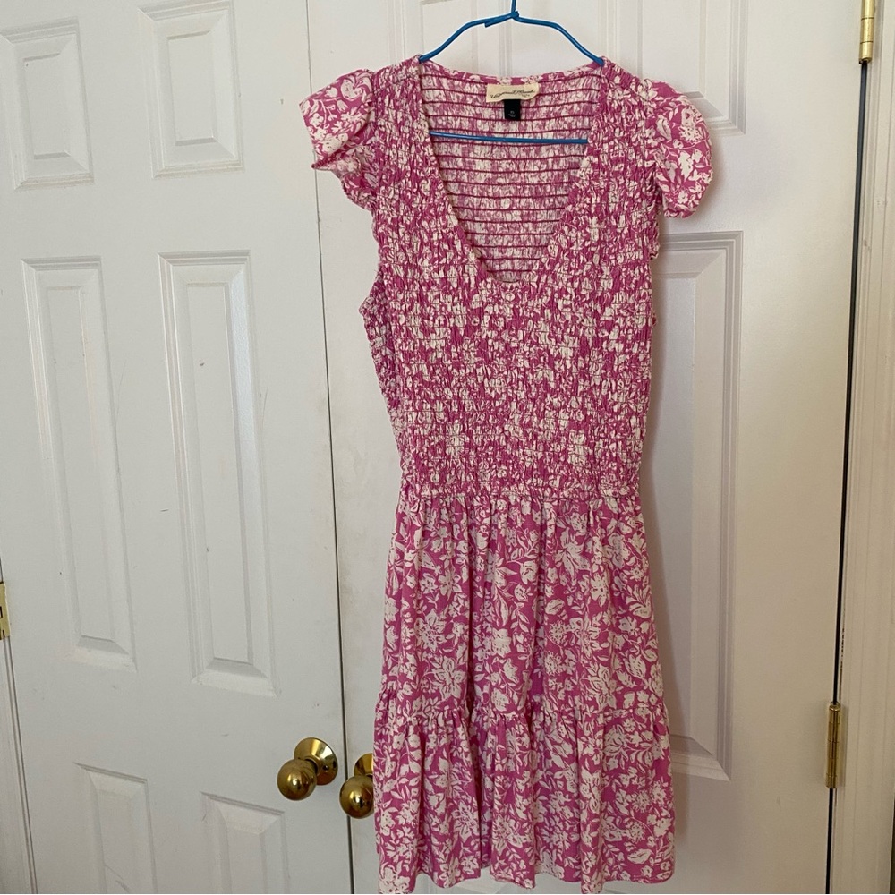 Universal Thread Ruffle Short Sleeve Smocked Dres… - image 3